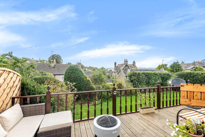 View from Decking...