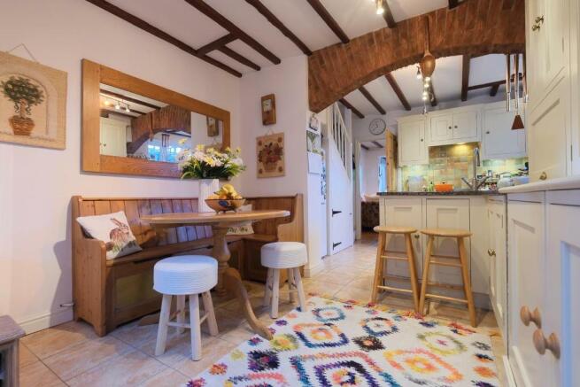 Hand crafted kitchen & dining area