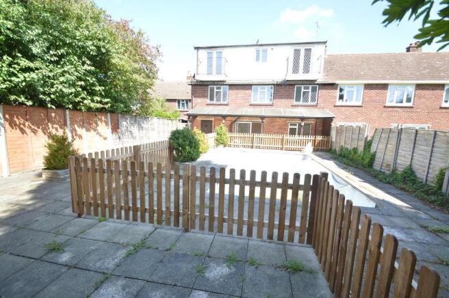 Rear of property