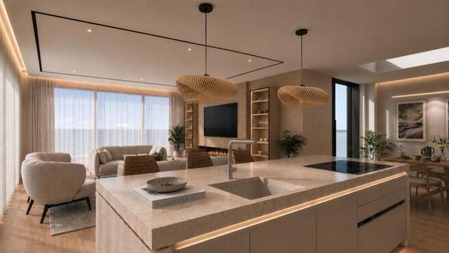 Plot 1 Kitchen/Livin