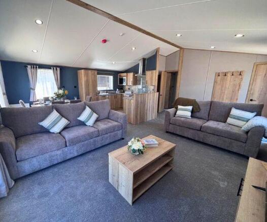 Open Plan Living Area in the ABI 1912 Holiday Lodg