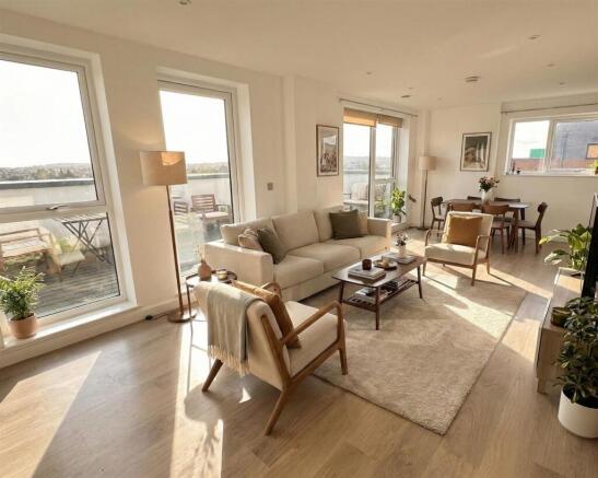 Door leadin out to balcony from Reception