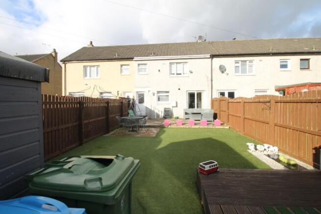 Rear of property