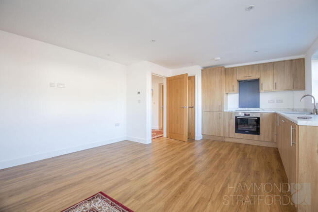 Open plan living area