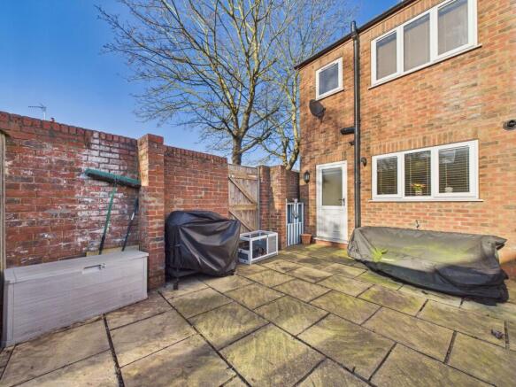 Rear Paved Garden