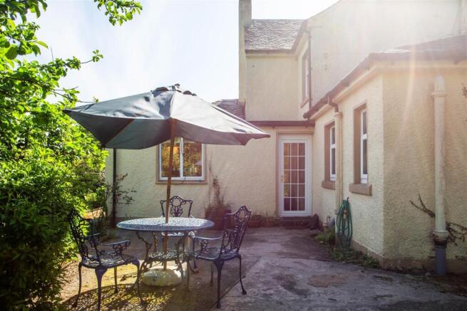 Rear patio
