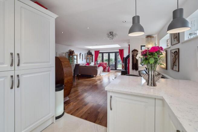 Open plan kitchen