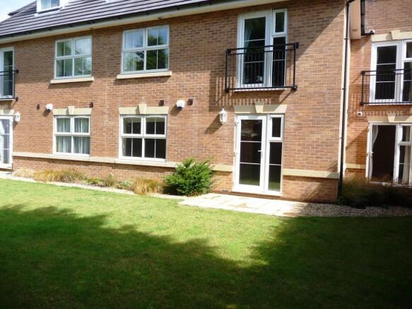 Rear of property