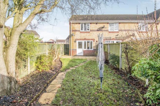 Rear of property