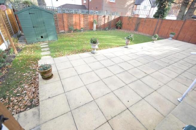 Rear garden