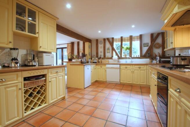 Kitchen looking towards front of barn