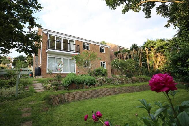 Rear of property
