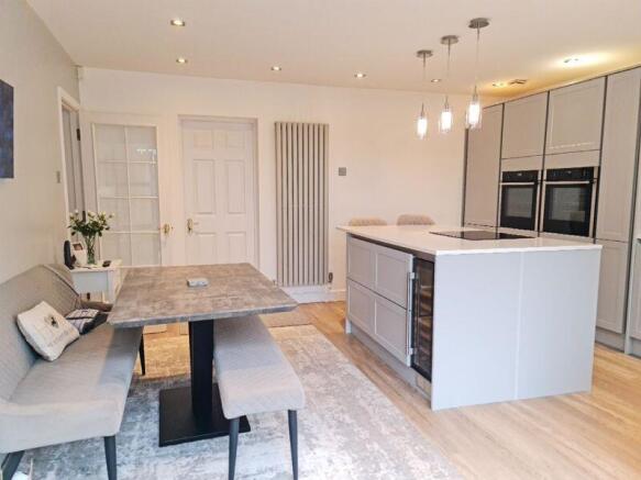 Open plan reverse view