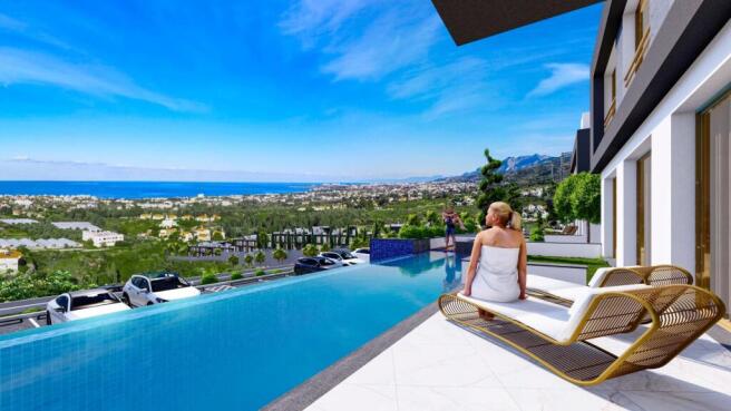 Luxury 3+1 Garden Apartment with Panoramic Ocean Views Image 9999 3