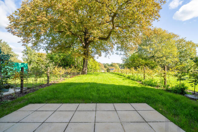 Lawned Garden with Patio