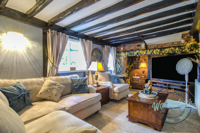 Sitting room with original features