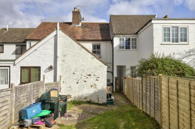 Rear of house