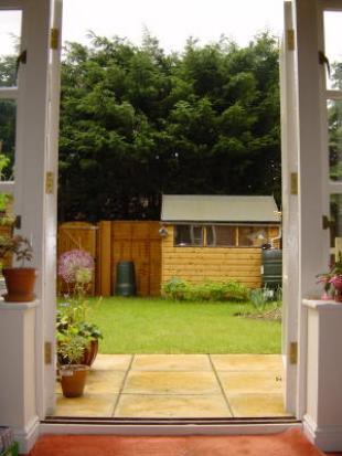 View of garden