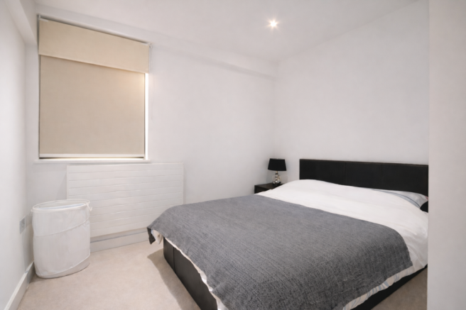 Minimalist bedroom with soft sunlight-2