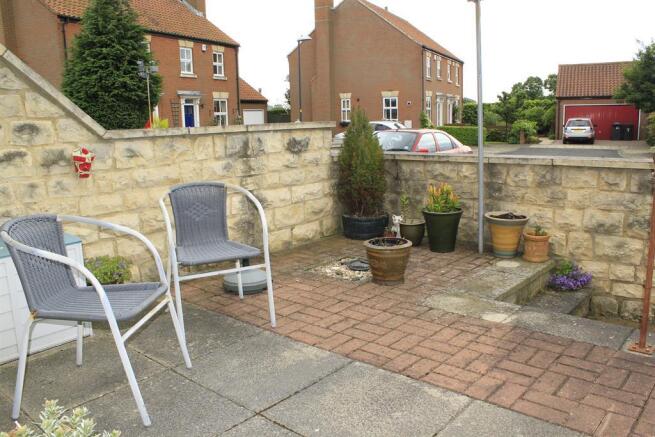 Rear courtyard