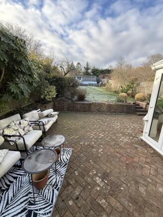Patio  & Rear garden