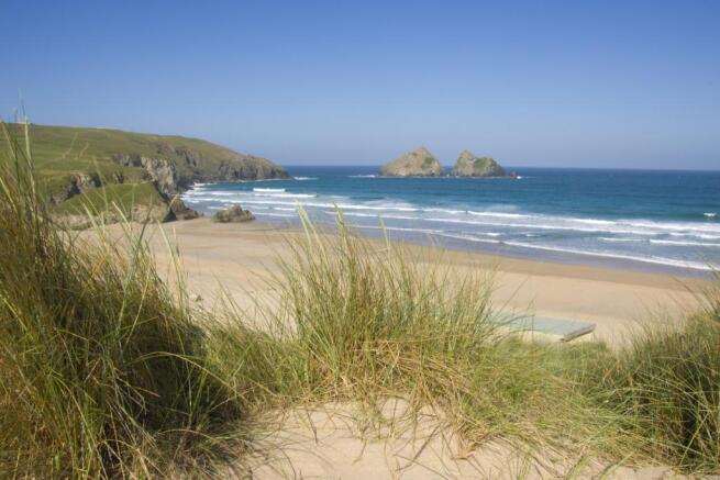Holywell Bay Beach &