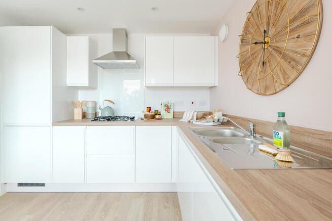Light-filled kitchen area