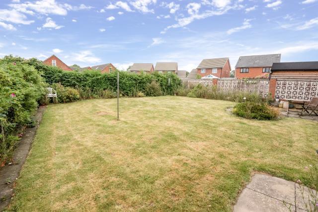 back garden from property