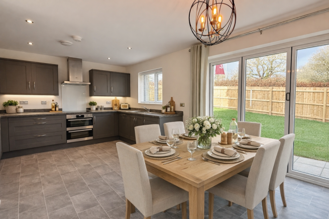 Kitchen/Dining Room (CGI used for furniture/kitchen style may change subject to plot)