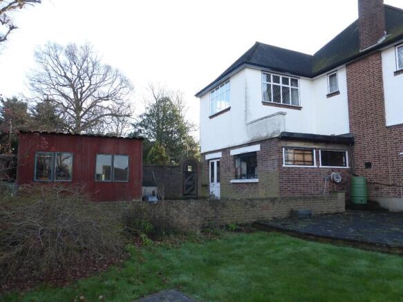 back of property