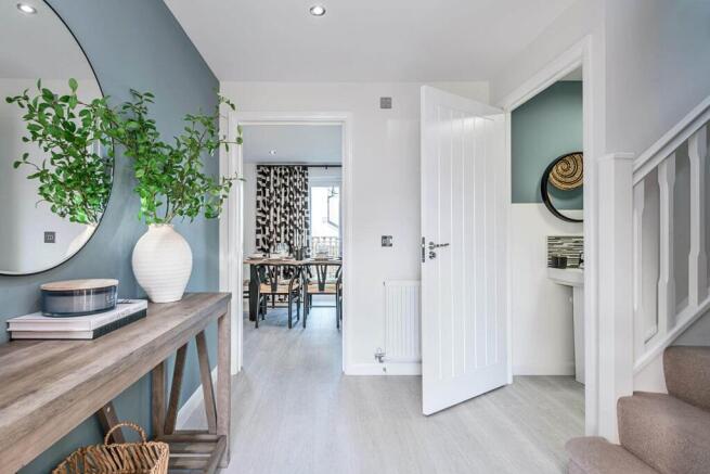 The Maxwell has a bright hallway