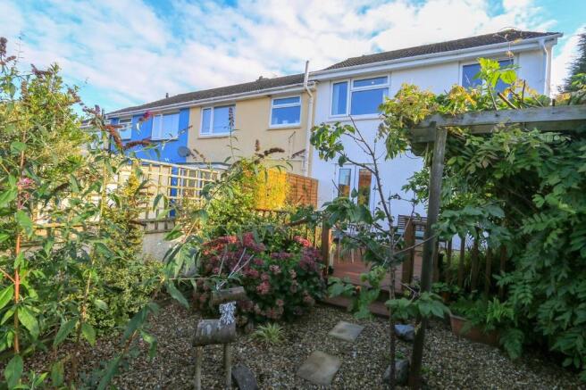 Rear of property