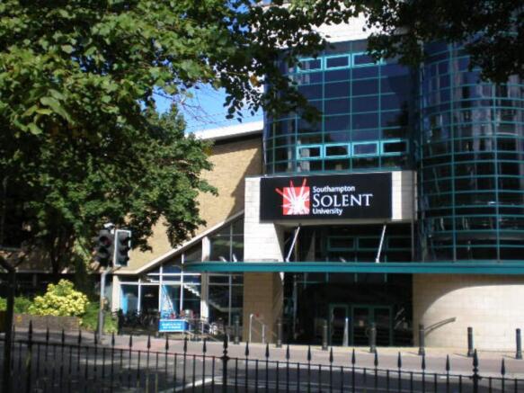 Solent University close by