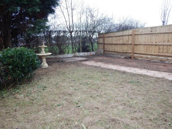 Rear garden