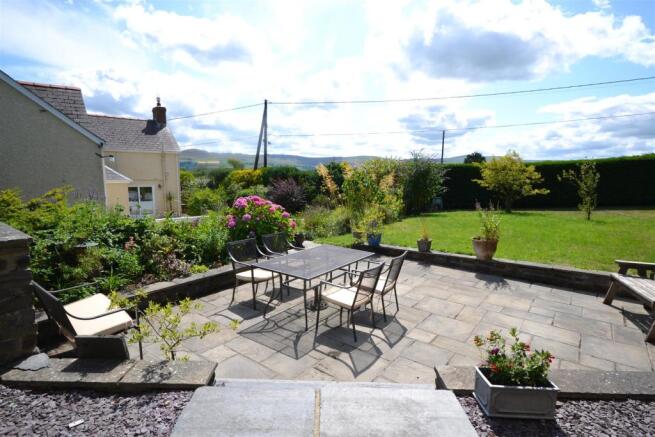 Patio and gardens and views