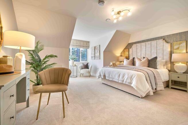 Show home master bedroom