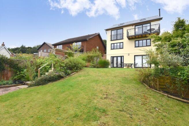 Rear elevation and garden 