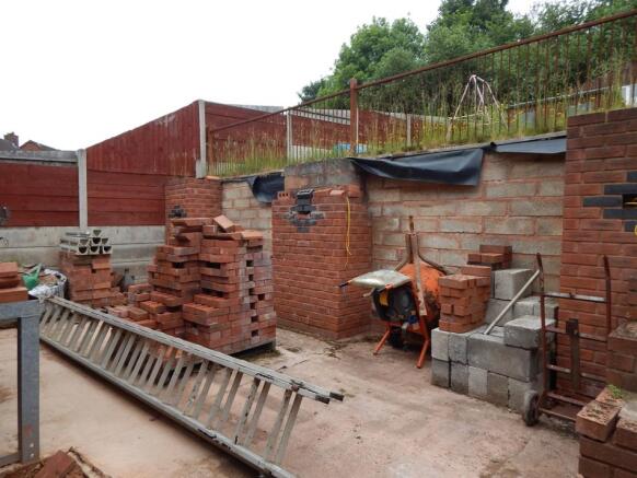 Rear patio
