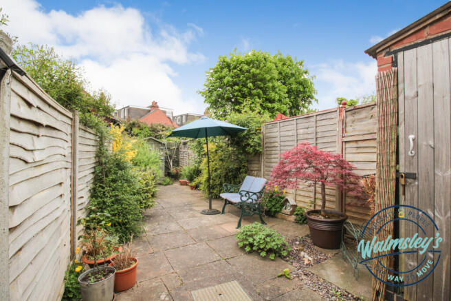 Delightful North West facing gardens