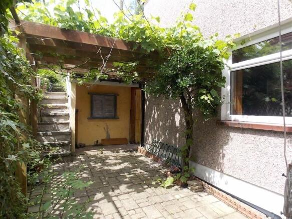 Rear courtyard
