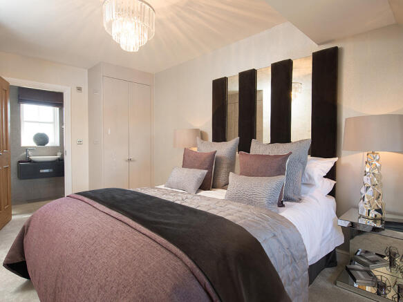 Master bedroom with en-suite