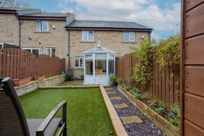 Artificial lawn and rear aspect