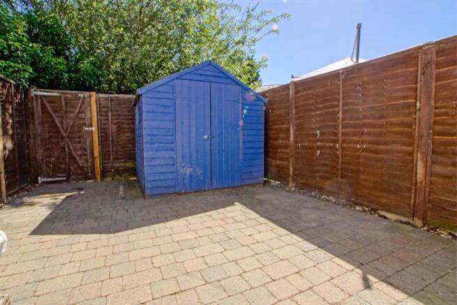 Rear patio
