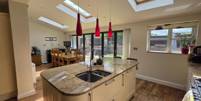 Kitchen, Family room,