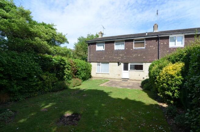 Rear of property