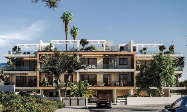 Front of Apartments