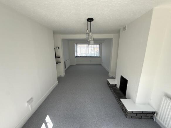 through reception aspect to front