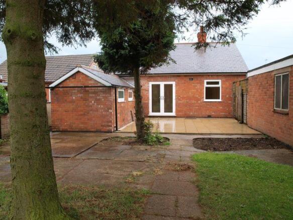 Rear View & Patio