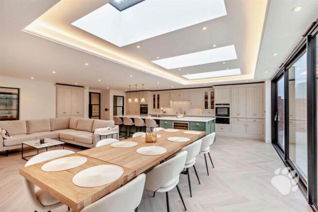 Kitchen/Living/Dining Area