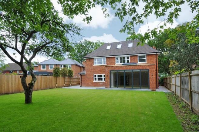 Rear of property
